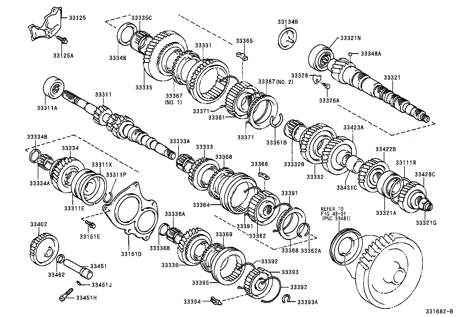 33362-42012 HUB, TRANSMISSION CLUTCH, NO.2 product image