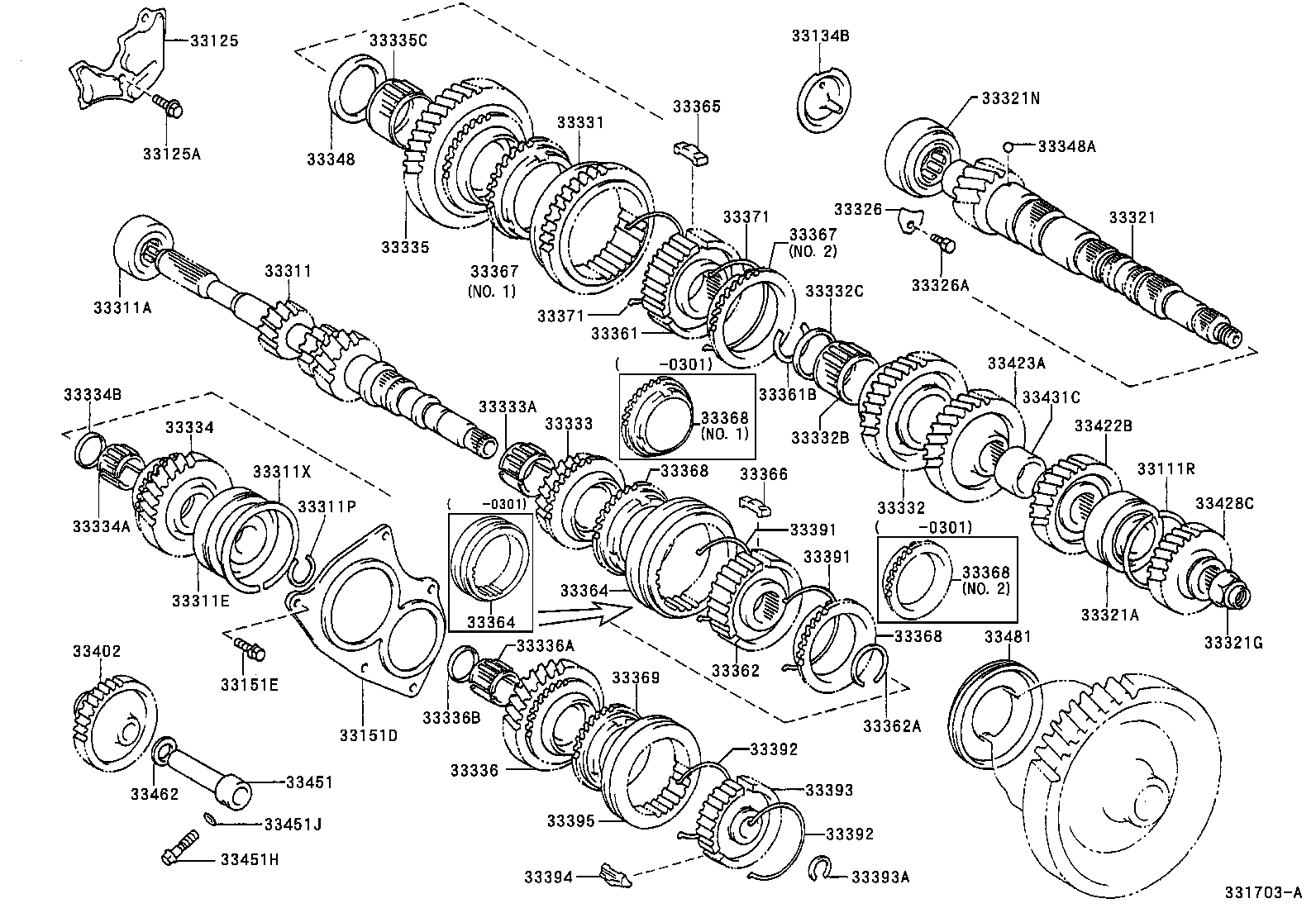 33036-42010 GEAR, 5TH product image