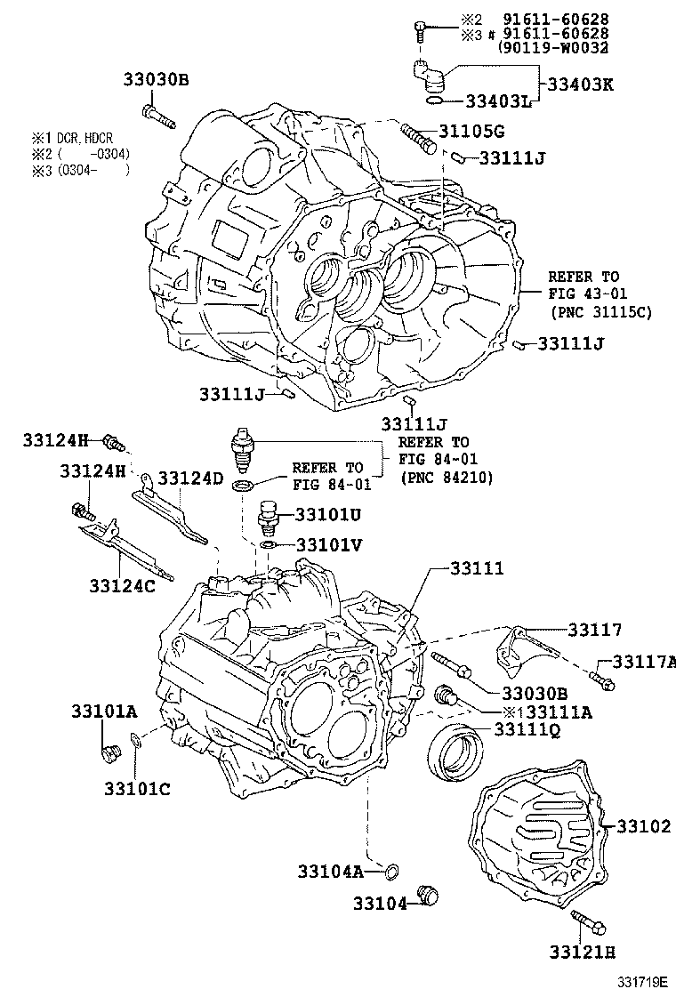 33111-64010 CASE, MANUAL TRANSMISSION product image