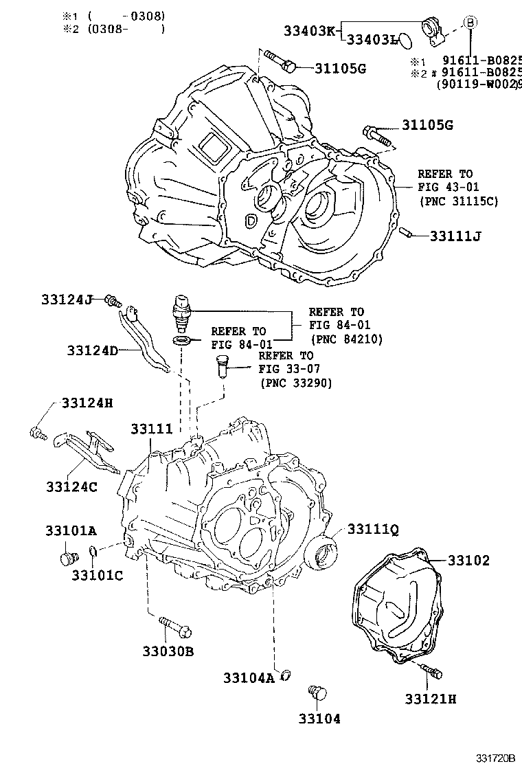 33111-64010 CASE, MANUAL TRANSMISSION product image