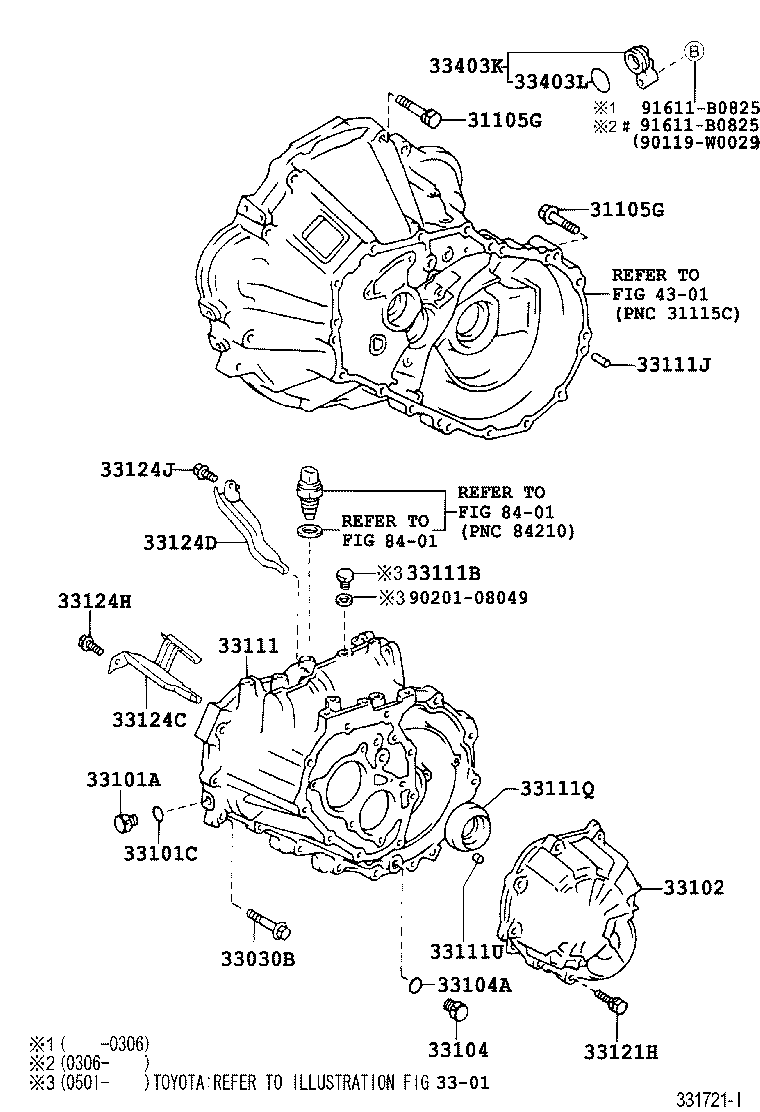 33111-64010 CASE, MANUAL TRANSMISSION product image