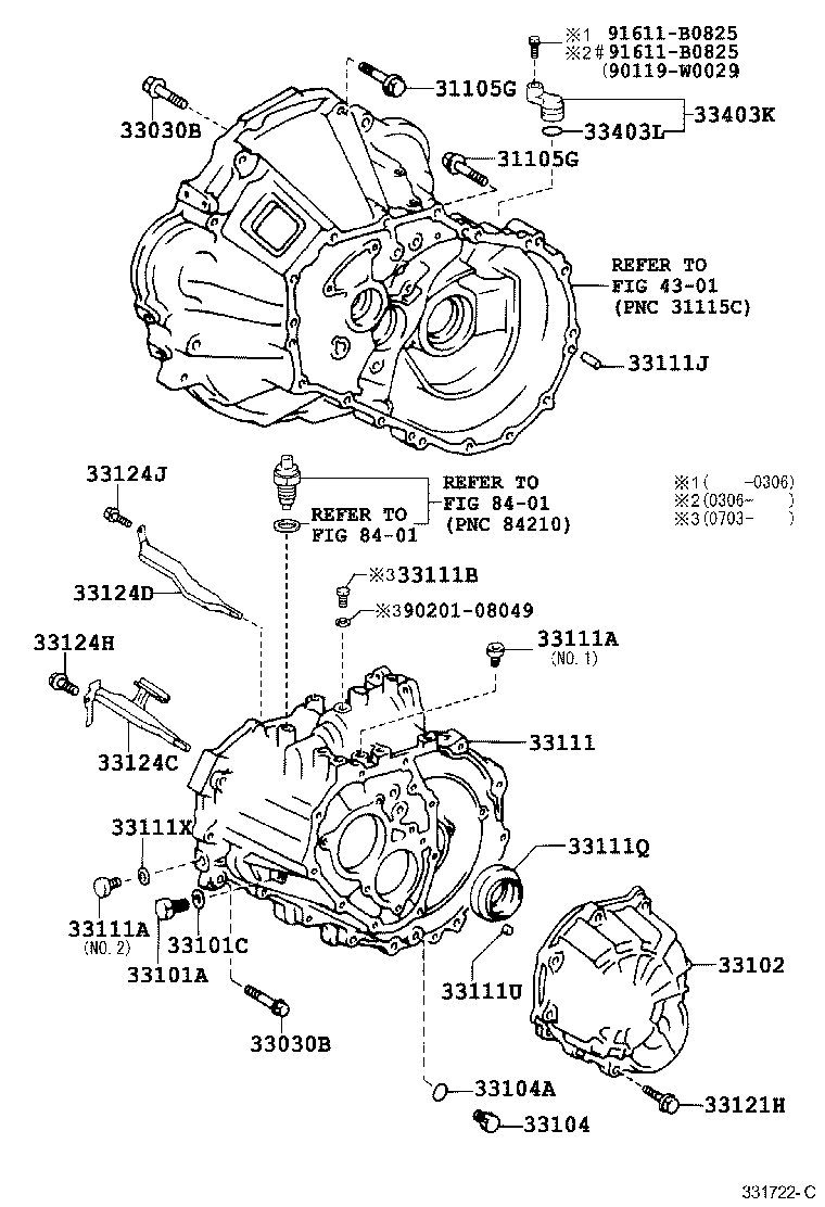 33111-64010 CASE, MANUAL TRANSMISSION product image