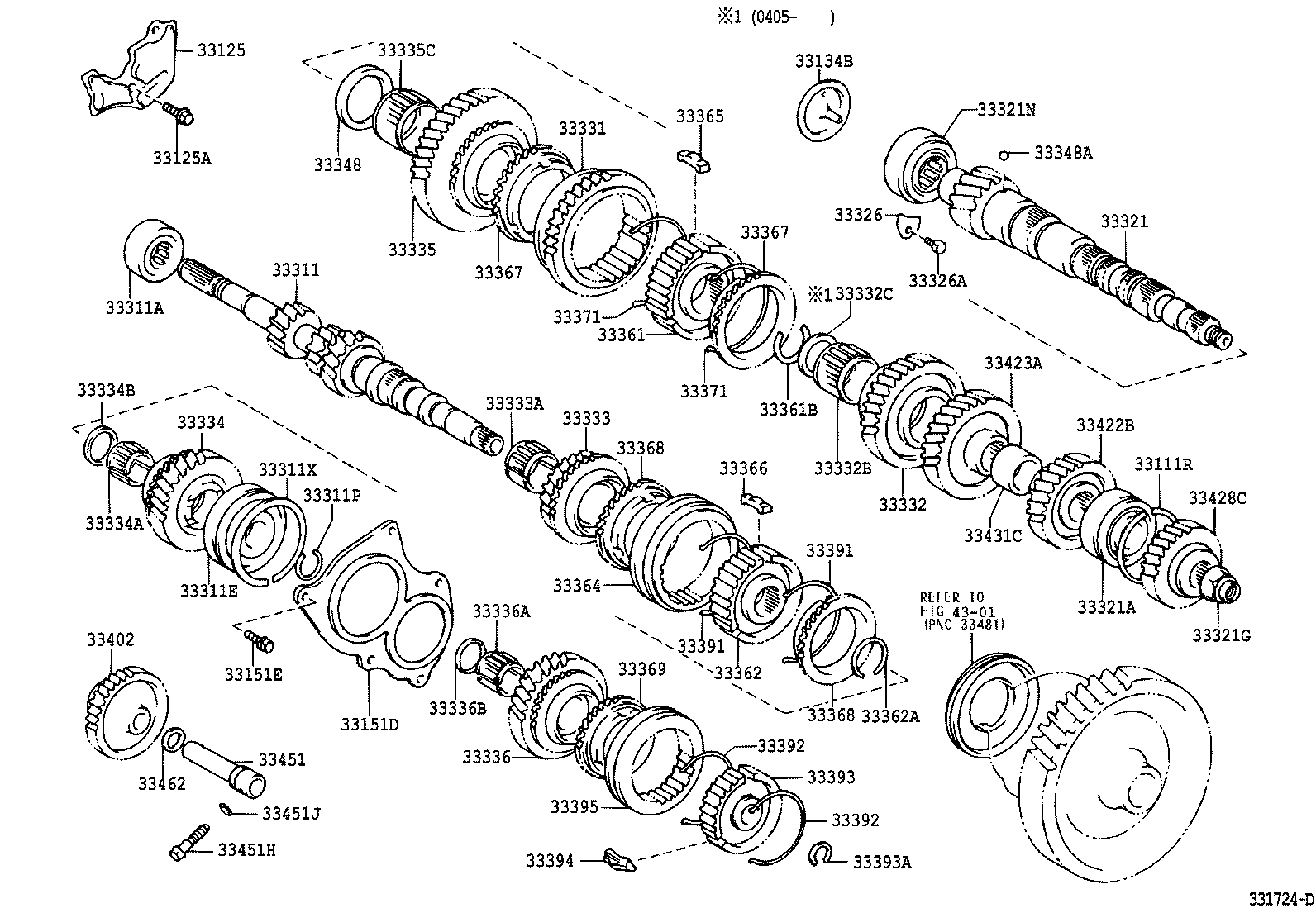 33034-05020 GEAR, 3RD product image