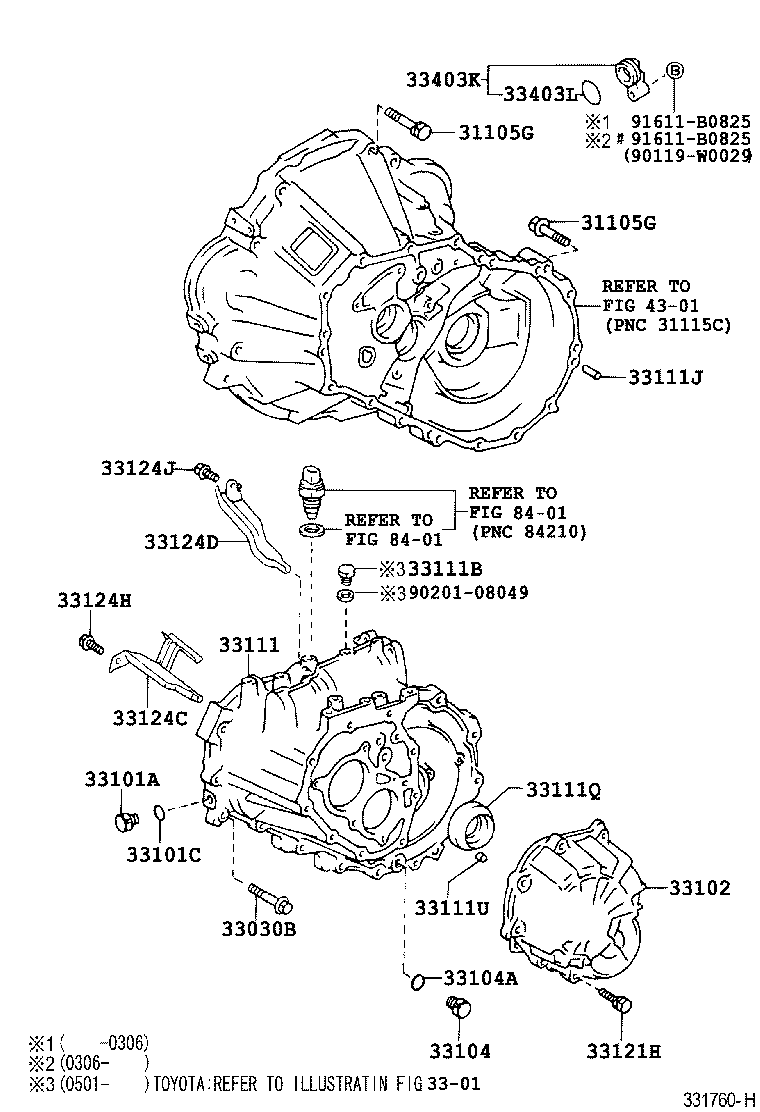 33111-05021 CASE, MANUAL TRANSMISSION product image