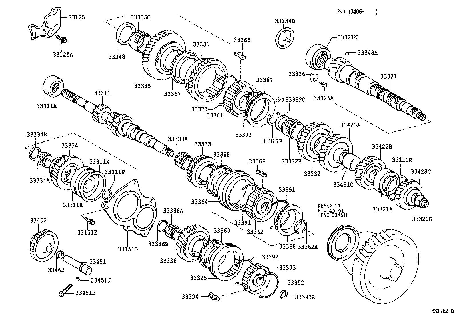 33034-05010 GEAR, 3RD product image