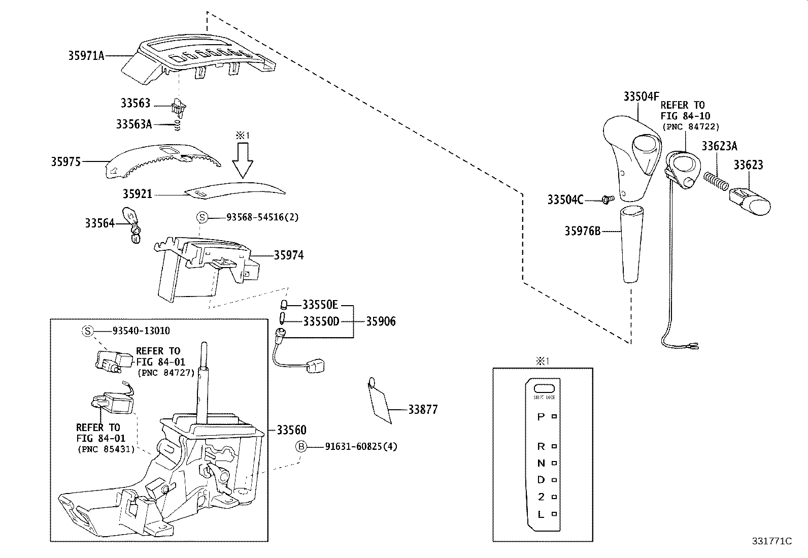 33530-02180 LEVER ASSY, SHIFT (FOR FLOOR SHIFT) product image