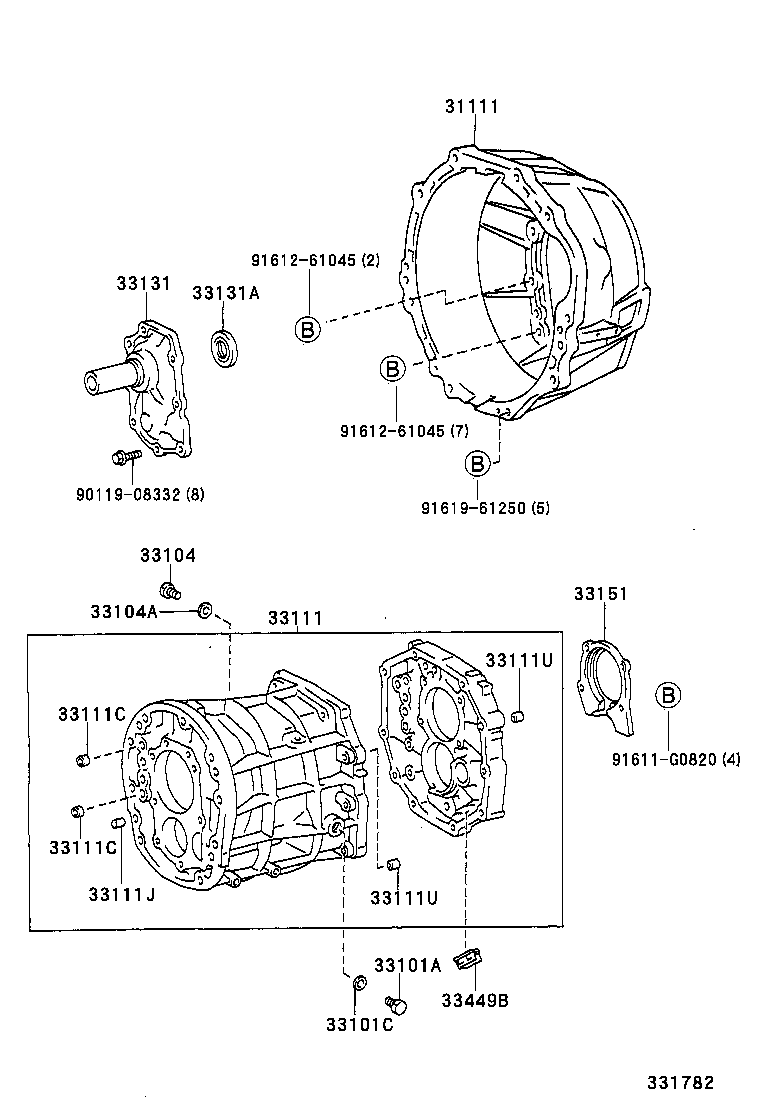 90119-12287 BOLT(FOR TRANSAXLE & ENGINE SETTING) product image