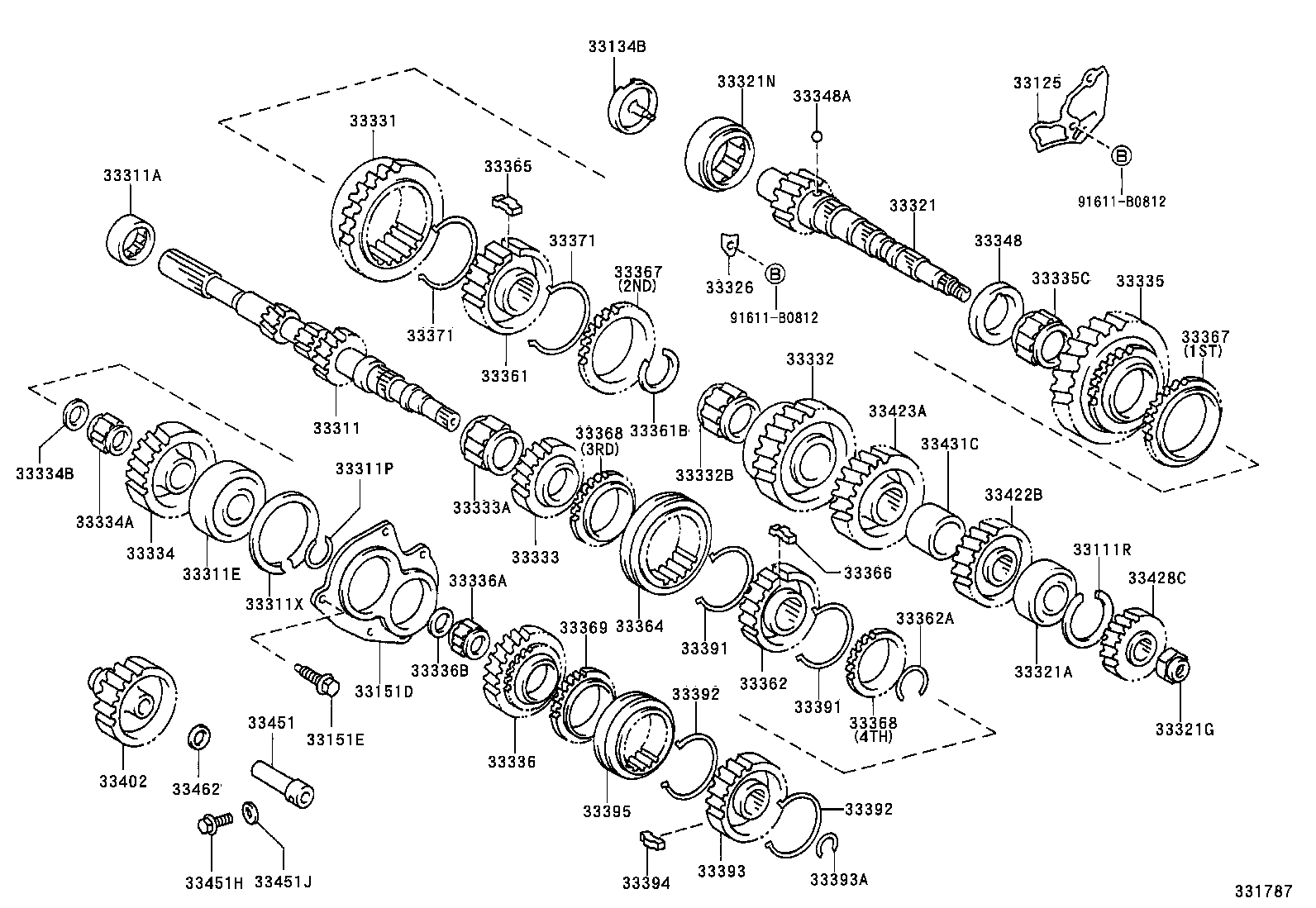 33311-10052 SHAFT, INPUT product image