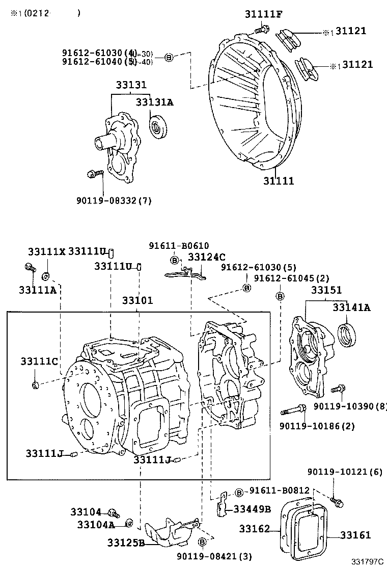 31111-37060 HOUSING, CLUTCH product image