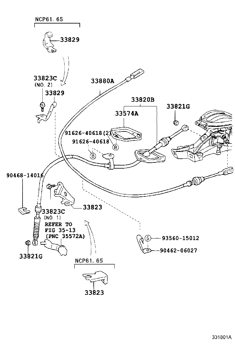 33560-52010 UNIT ASSY, SHIFT LOCK CONTROL product image