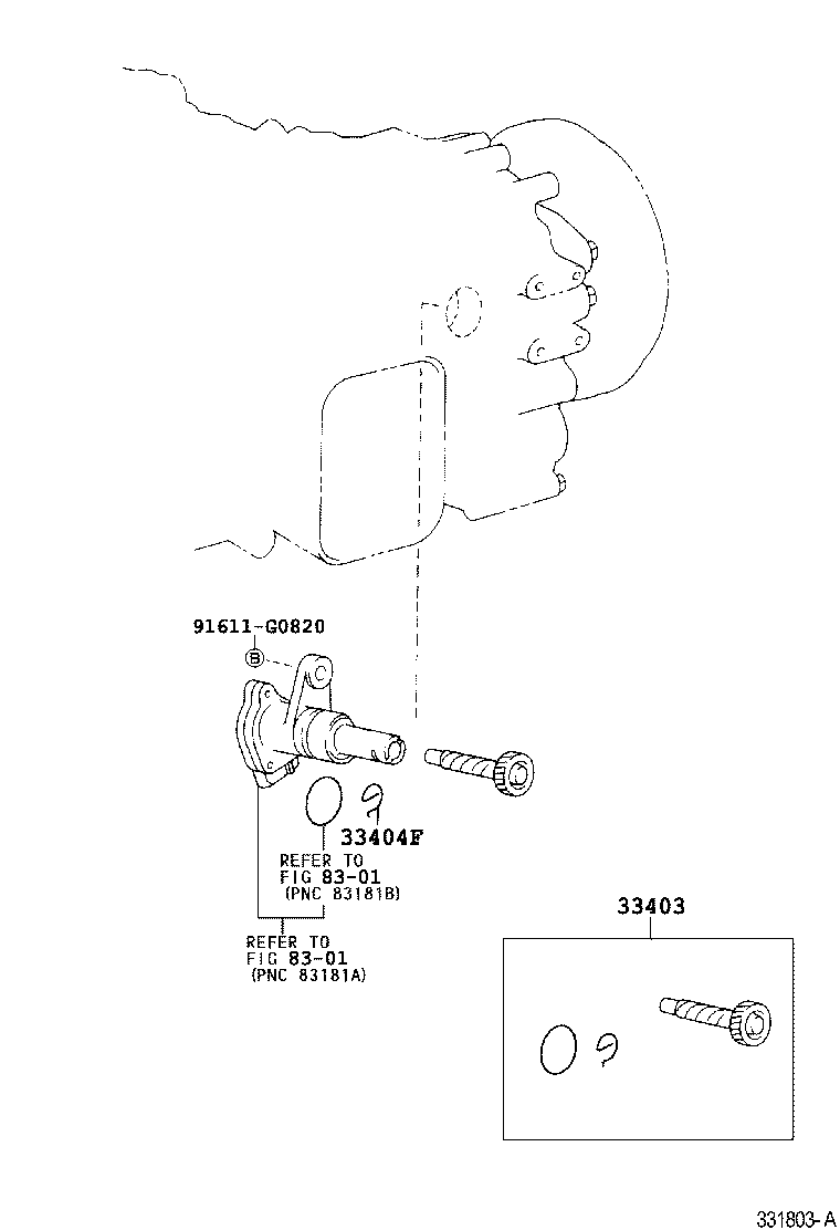 33482-39445 GEAR SUB-ASSY, SPEEDOMETER DRIVEN (MTM) product image