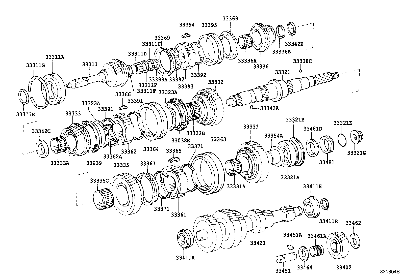 33301-37111 SHAFT, INPUT product image
