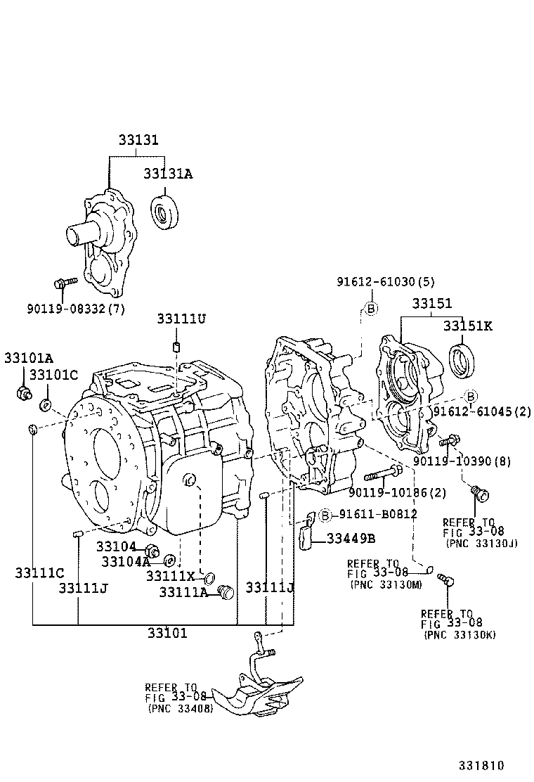 31111-36340 HOUSING, CLUTCH product image