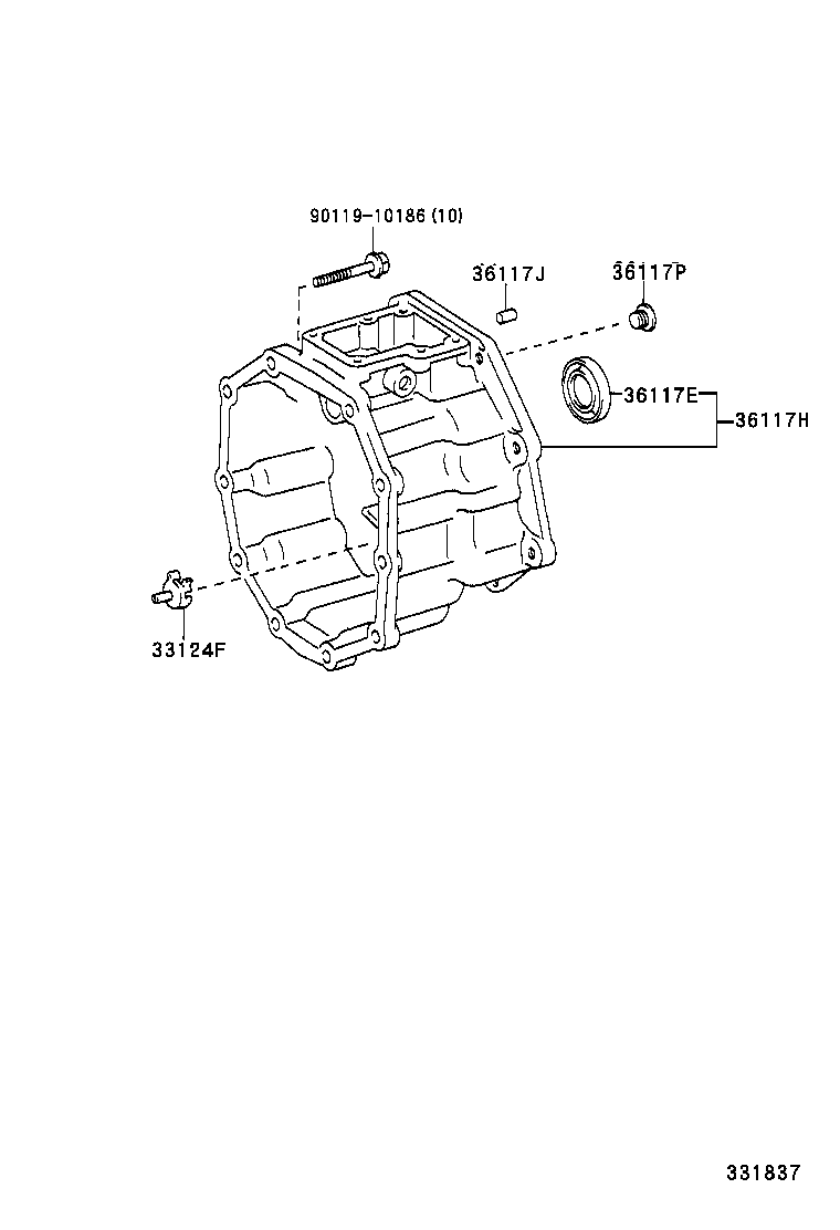 33013-26010 HOUSING SUB-ASSY, EXTENSION(MTM) product image
