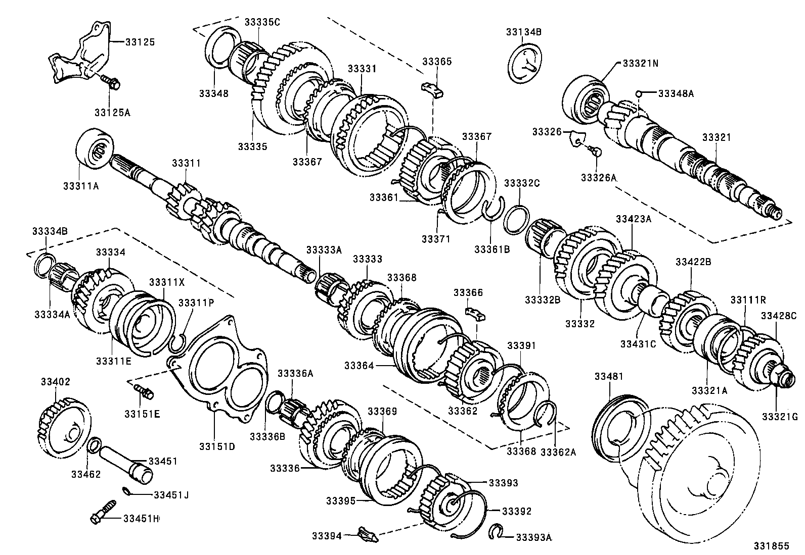33034-0D030 GEAR, 3RD product image