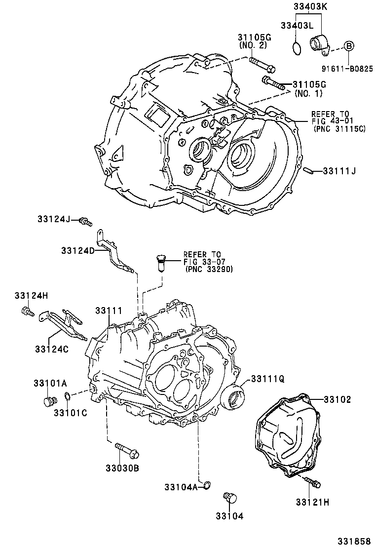91511-C0835 BOLT(FOR TRANSAXLE CASE & ENGINE SETTING) product image