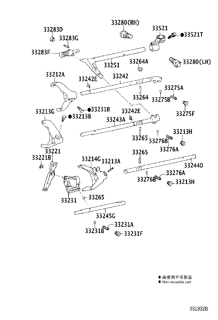 33251-60051 LEVER, SHIFT & SELECT product image