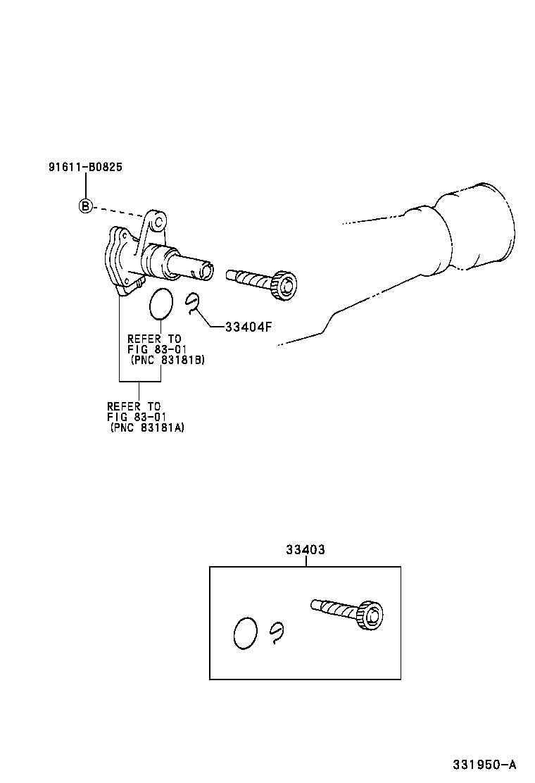 33403-69345 GEAR SUB-ASSY, SPEEDOMETER DRIVEN (MTM) product image