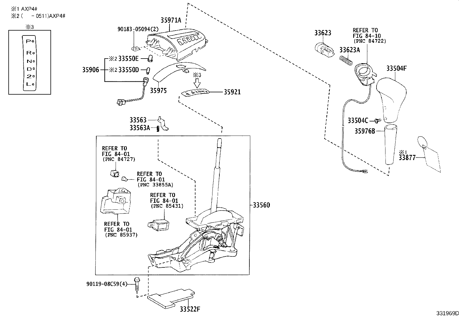 33524-0D020 BRACKET, CONTROL CABLE product image