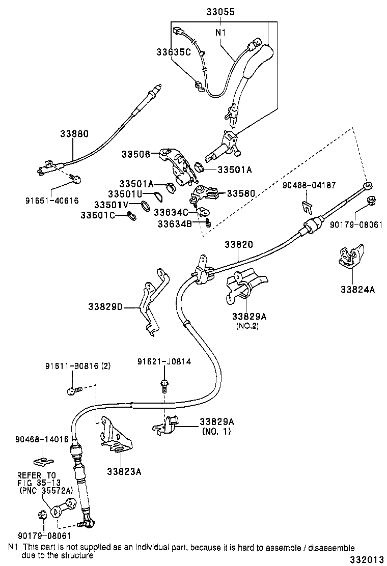33529-52010 BOLT(FOR WIRE PROTECTOR) product image