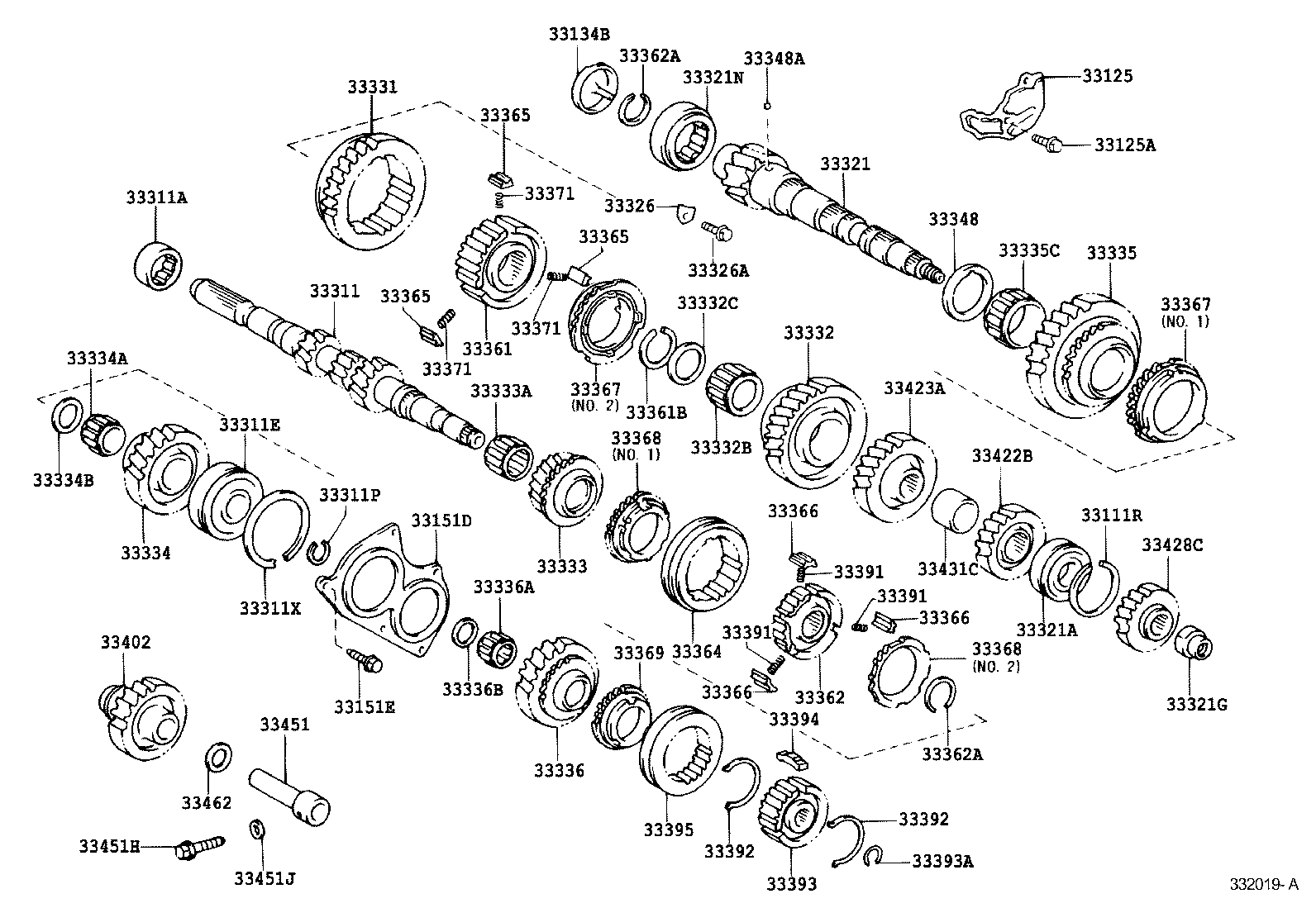 33336-20080 GEAR, 5TH product image
