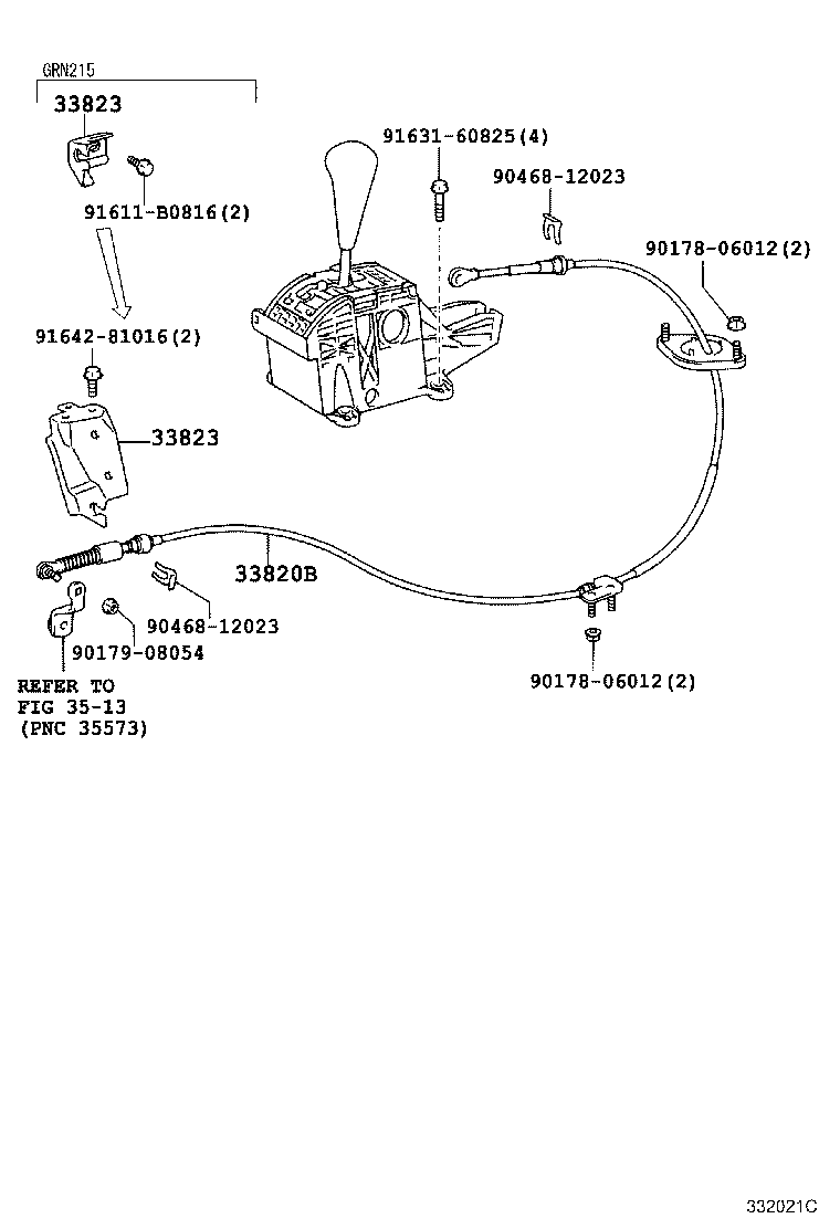 33560-35010 UNIT ASSY, SHIFT LOCK CONTROL product image