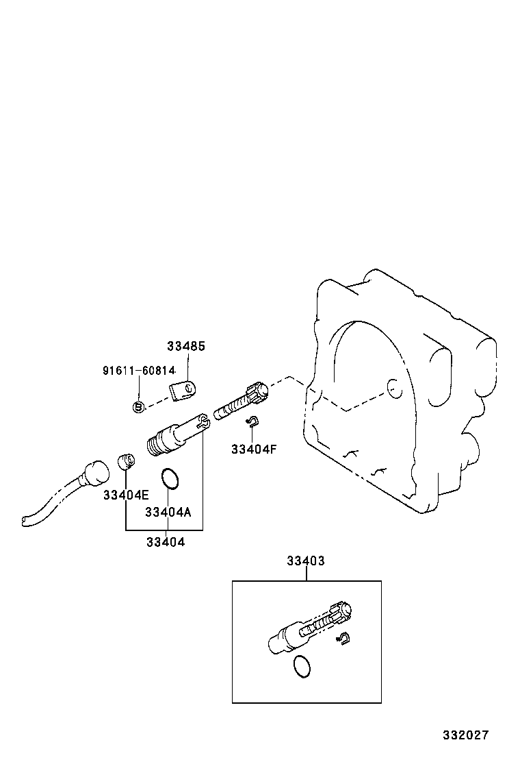 33482-39445 GEAR SUB-ASSY, SPEEDOMETER DRIVEN (MTM) product image