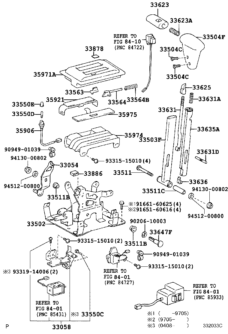33804-36060 BRACKET, TRANSMISSION CONTROL CABLE, NO.1 product image