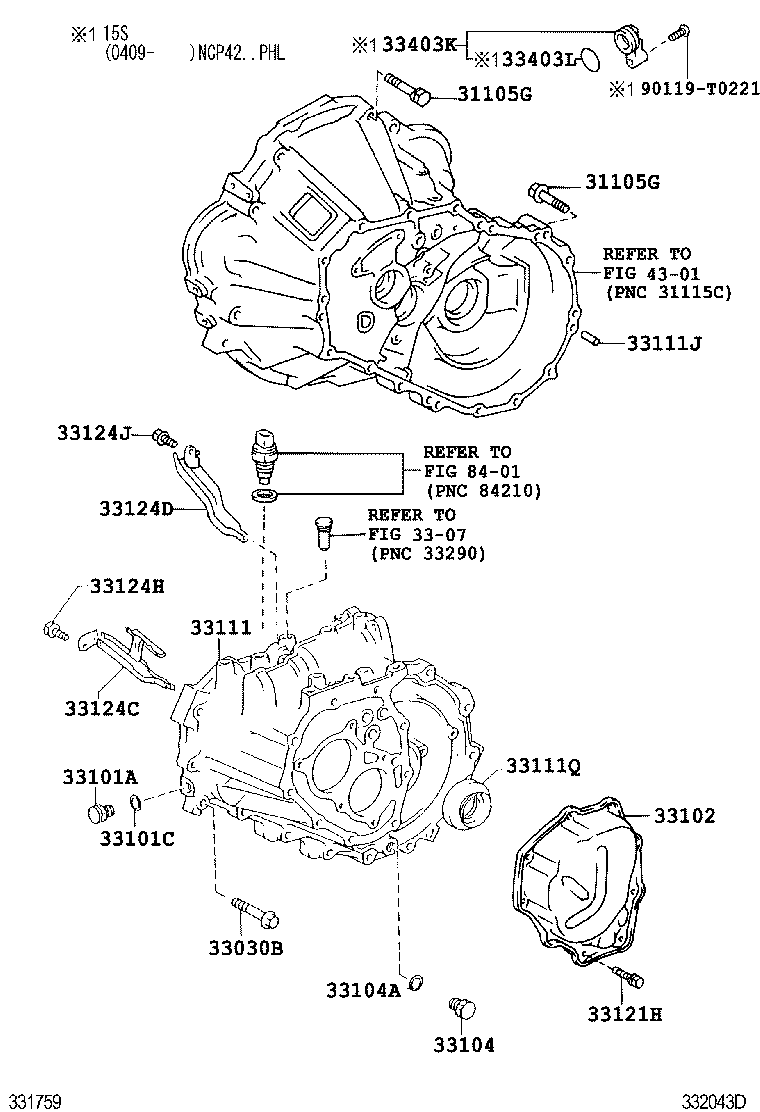 33124-0D010 PIPE, OIL RECEIVER, NO.2(MTM) product image