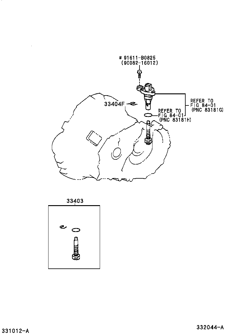 33403-19585 GEAR SUB-ASSY, SPEEDOMETER DRIVEN (MTM) product image