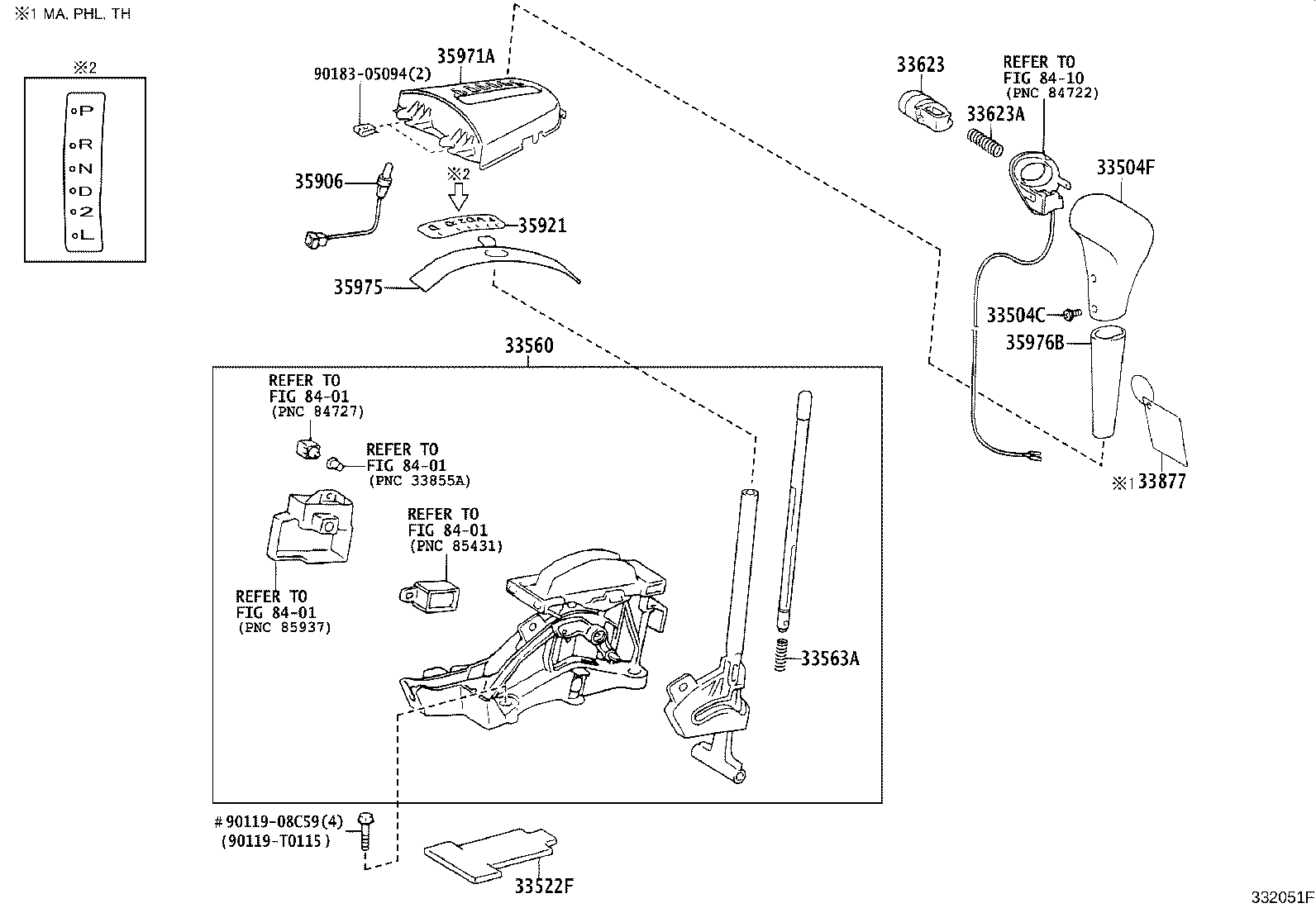 33524-0D020 BRACKET, CONTROL CABLE product image