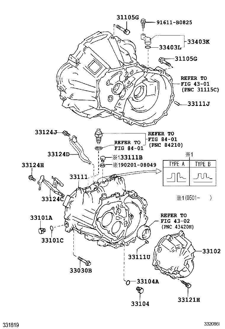 33111-12250 CASE, MANUAL TRANSMISSION product image