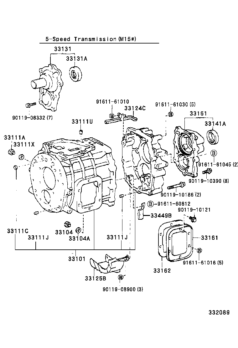 31111-36270 HOUSING, CLUTCH product image