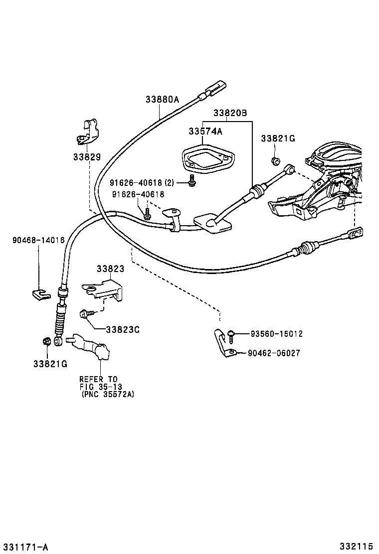 33560-52070 UNIT ASSY, SHIFT LOCK CONTROL product image