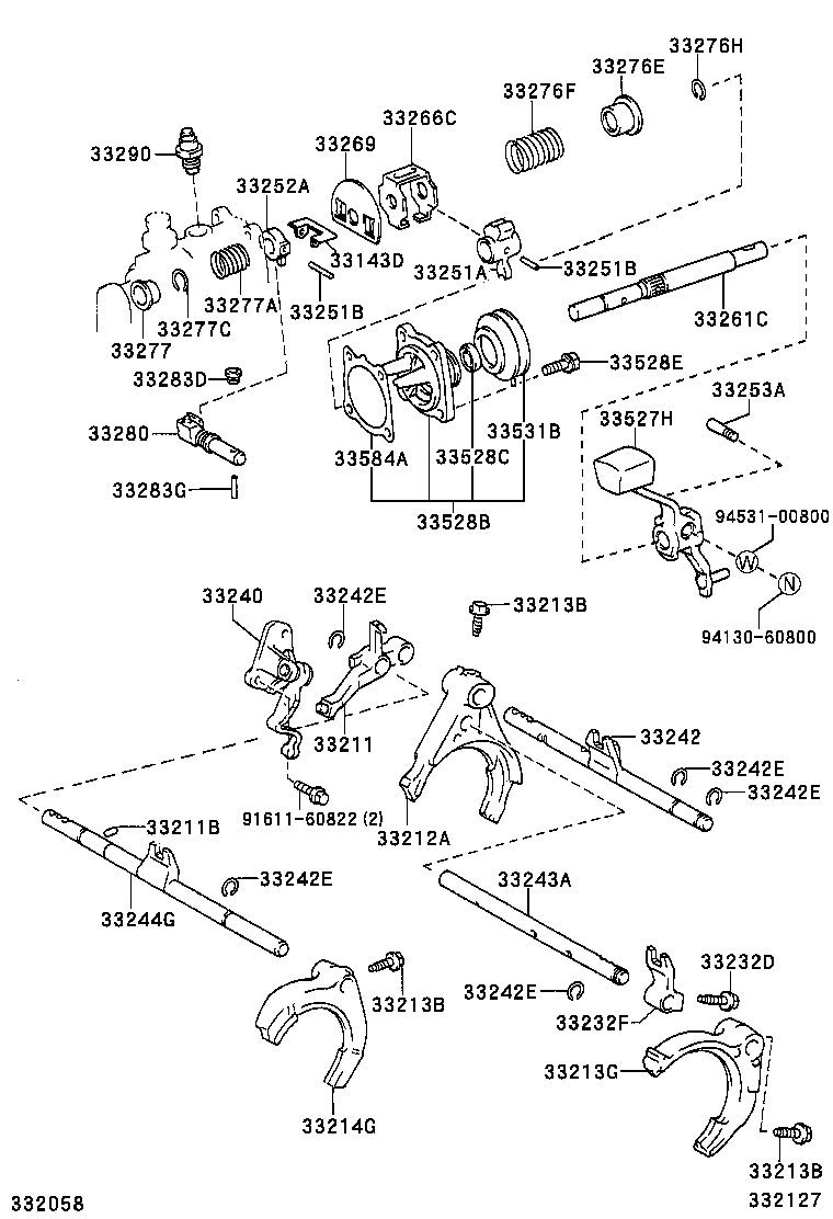 90119-08C67 BOLT (FOR CONTROL SHAFT COVER) product image
