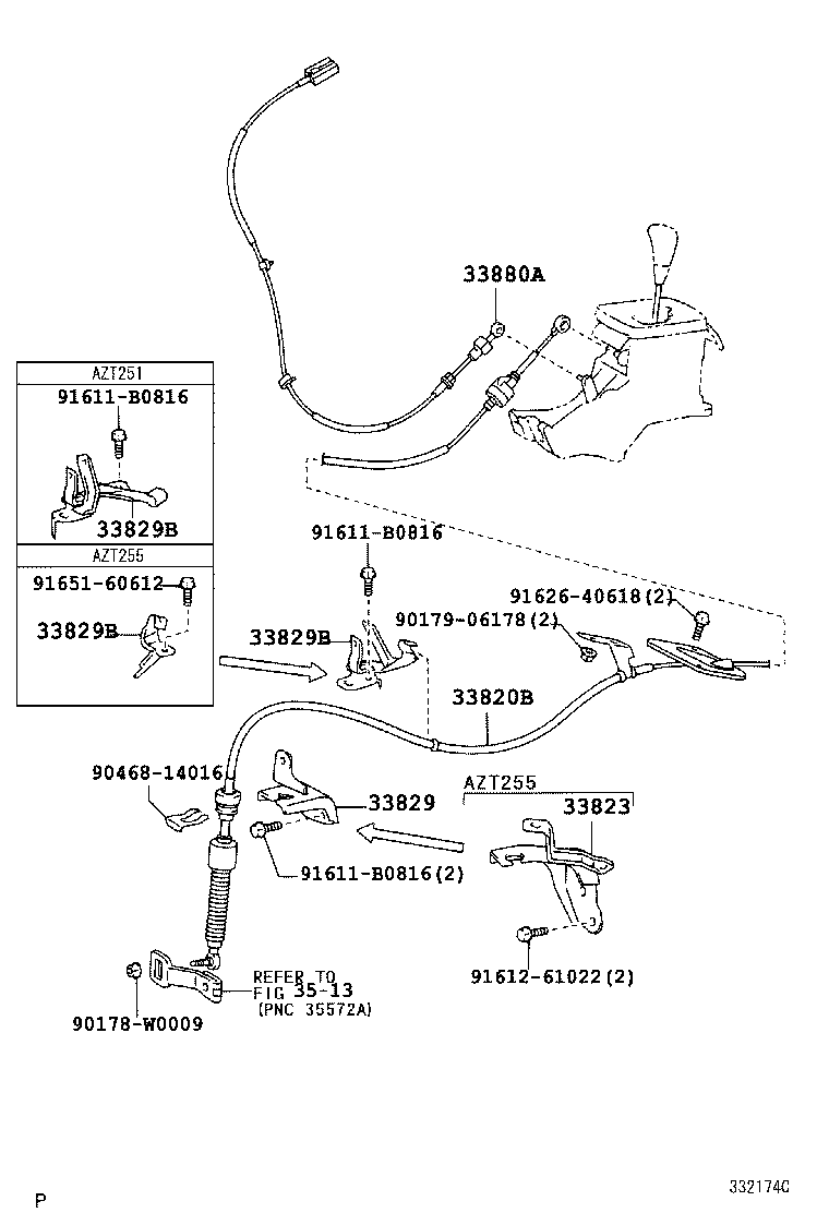 35907-20280 HOUSING SUB-ASSY, POSITION INDICATOR (FOR FLOOR SHIFT) product image