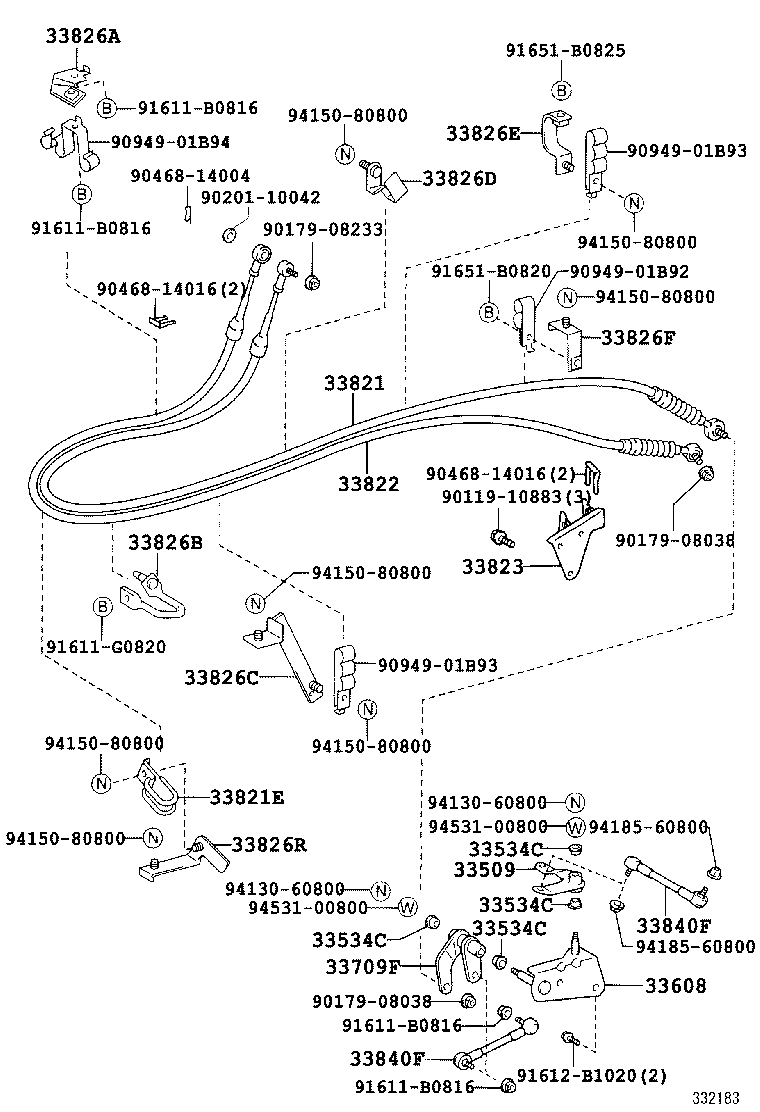 33546-37010 BUSH (FOR SHIFT LEVER RETAINER) product image