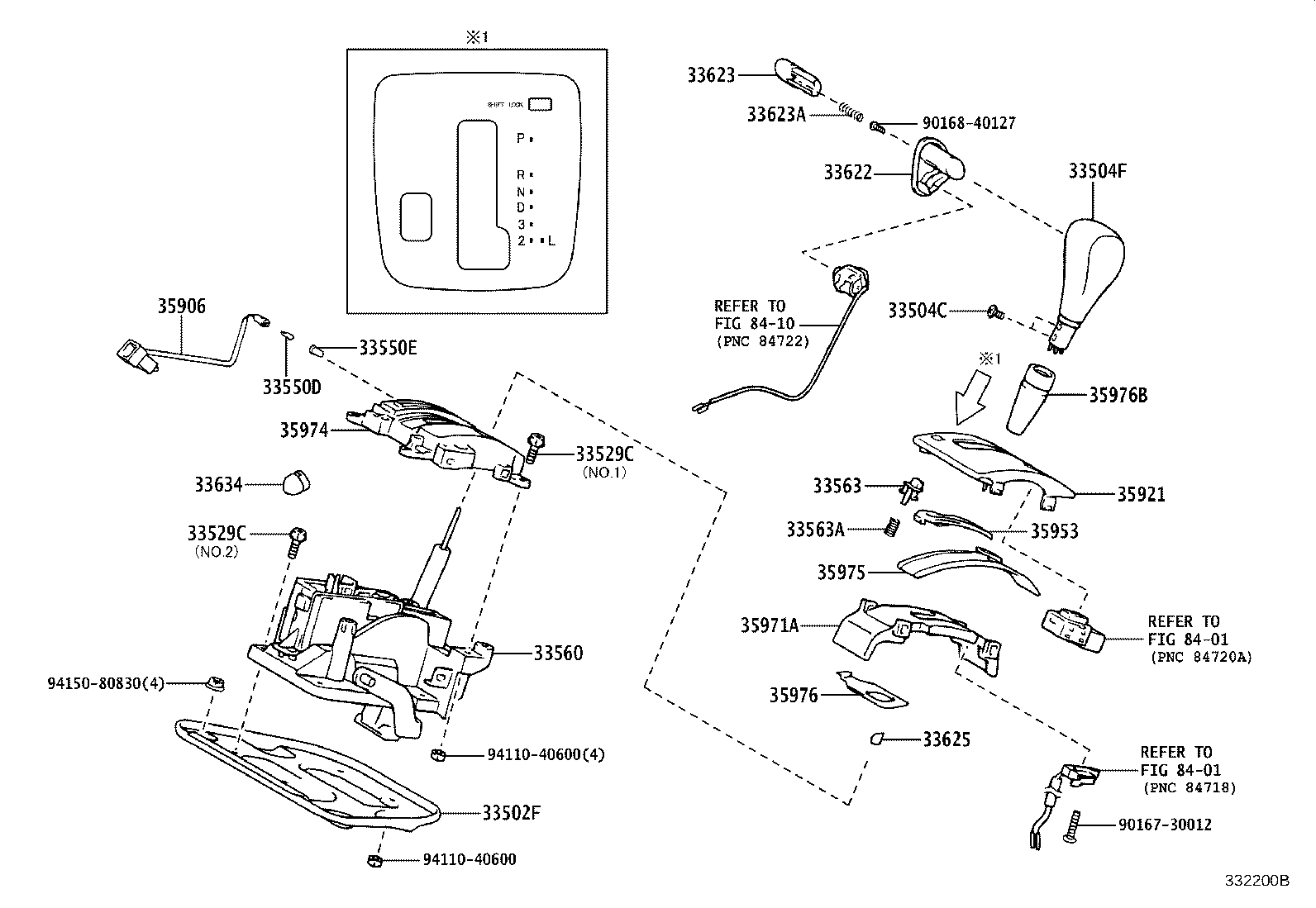 33529-48010 BOLT, SHIFT LEVER product image