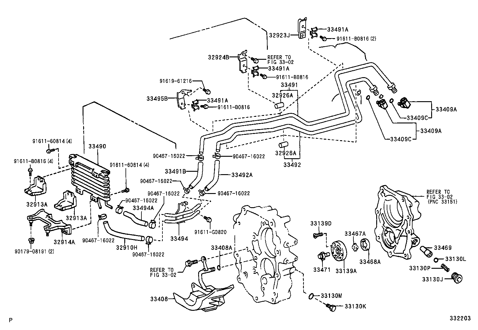 32913-36060 BRACKET, TRANSMISSION OIL COOLER product image
