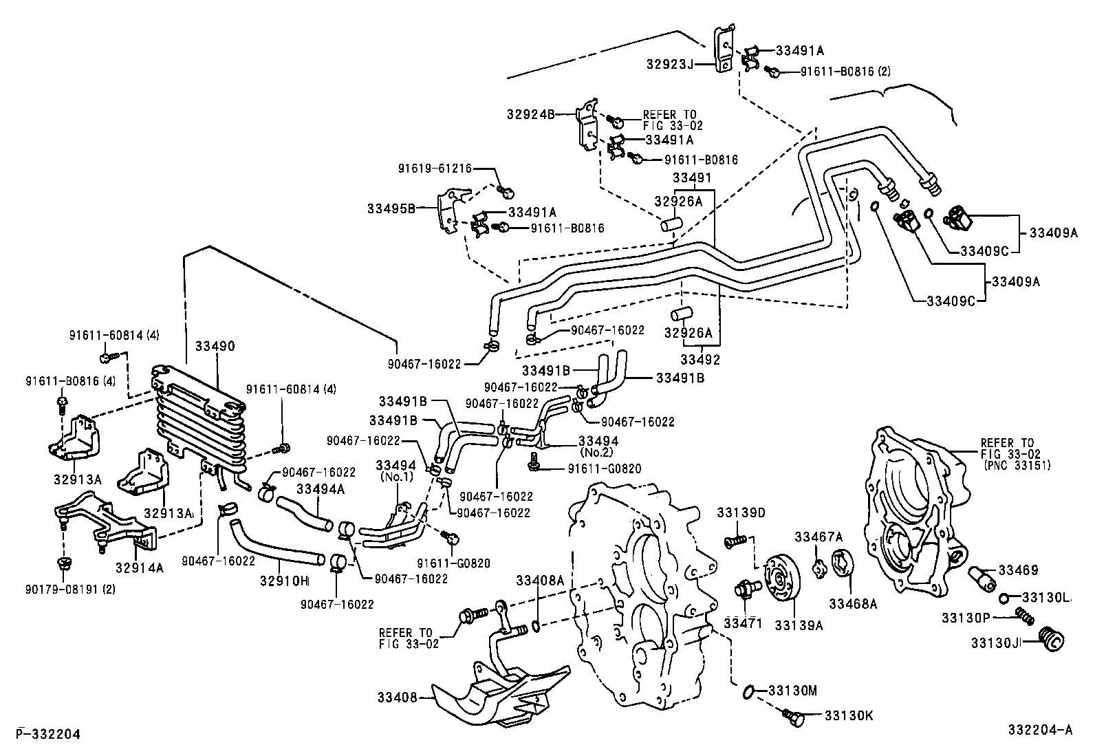 32913-36060 BRACKET, TRANSMISSION OIL COOLER product image