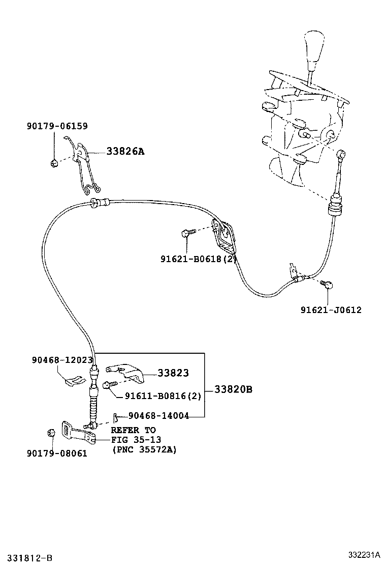 33560-58010 UNIT ASSY, SHIFT LOCK CONTROL product image