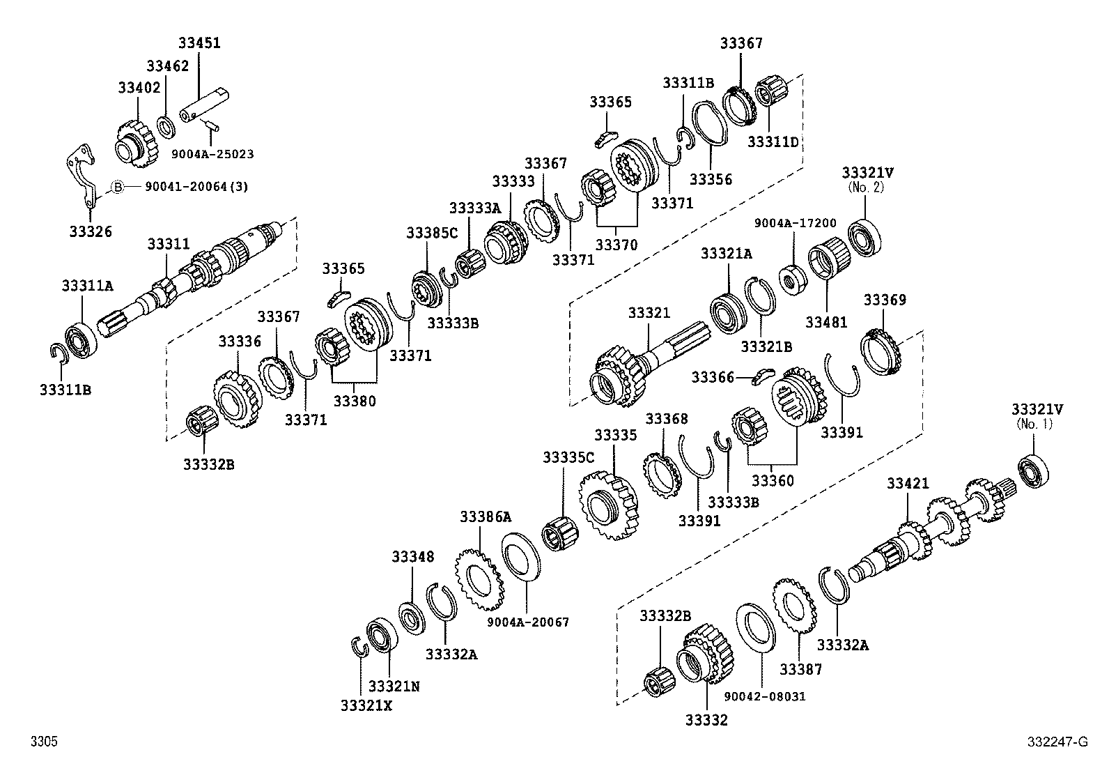 Toyota 33348-BZ010 WASHER, 1ST GEAR THRUST