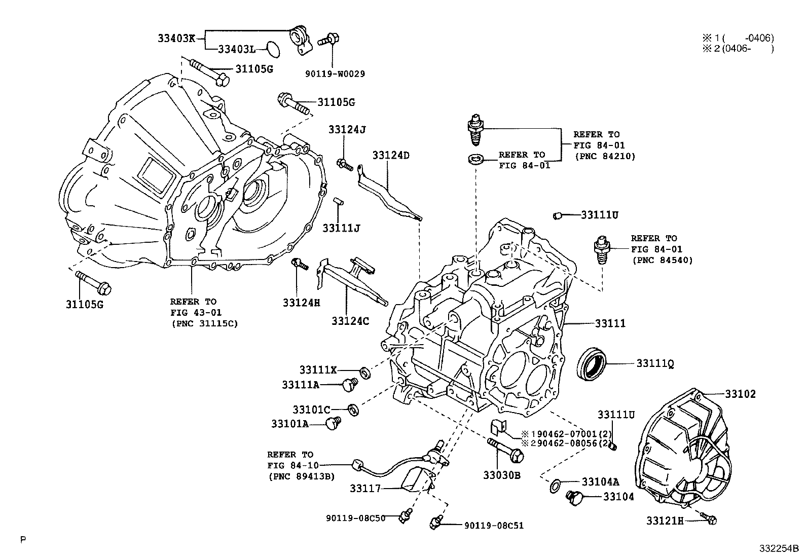 91512-61060 BOLT(FOR TRANSAXLE CASE & ENGINE SETTING) product image