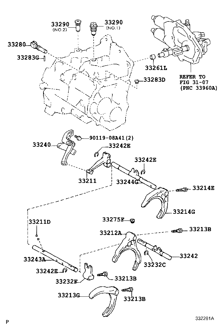 90119-08C67 BOLT (FOR CONTROL SHAFT COVER) product image