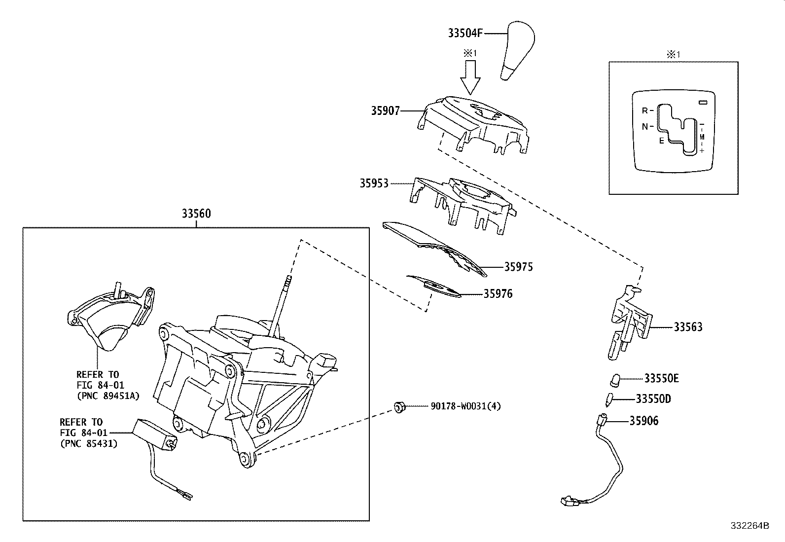 33530-0F010 LEVER ASSY, SHIFT (FOR FLOOR SHIFT) product image