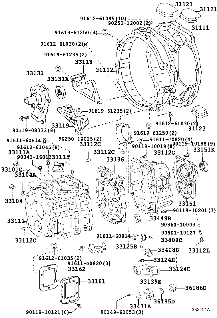 SU002-00534 HOUSING, CLUTCH product image