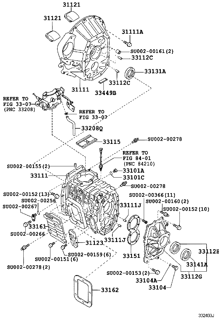 SU002-00534 HOUSING, CLUTCH product image