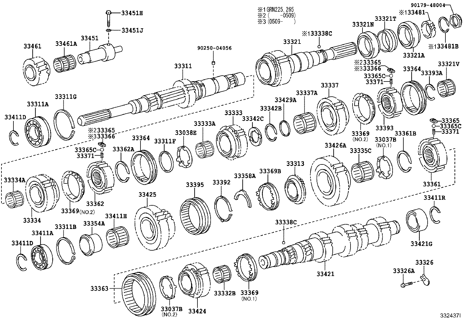 Toyota 33368-35080 RING, SYNCHRONIZER, NO.2