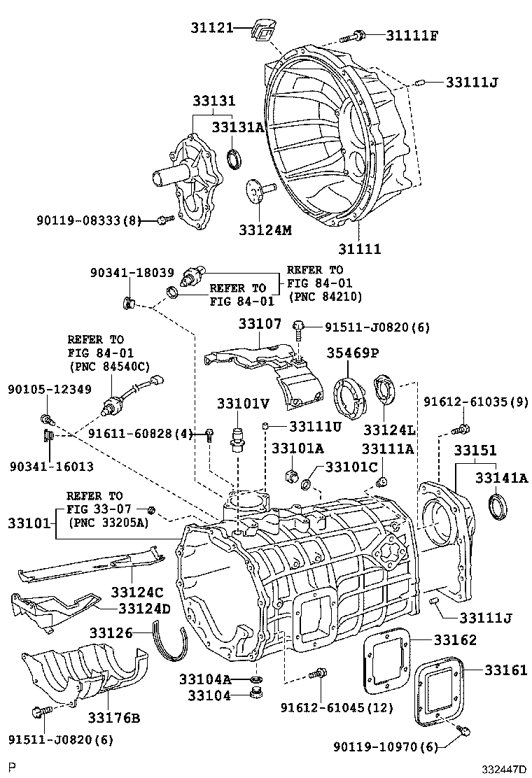 31111-36340 HOUSING, CLUTCH product image