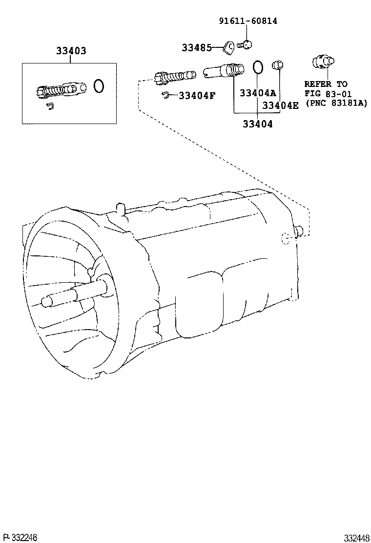 33482-39445 GEAR SUB-ASSY, SPEEDOMETER DRIVEN (MTM) product image